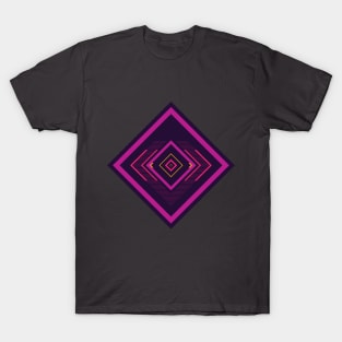 Abstact geometric cubes T-Shirt